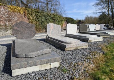 Réalisations de pierres tombales