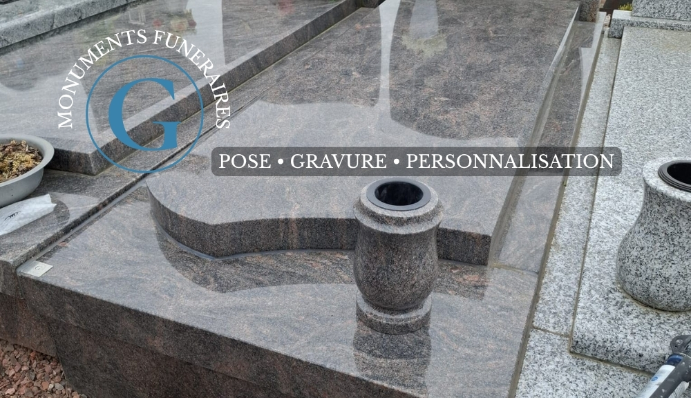 Fourniture et pose de pierres tombales